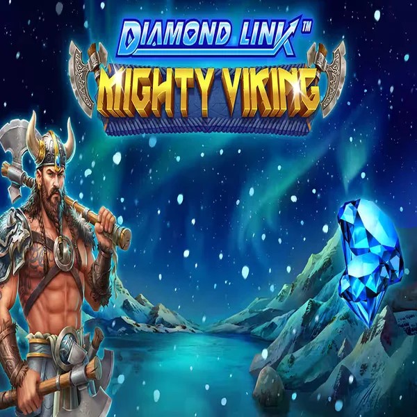 Diamond Link Mighty Viking casino game by Greentube – featured logo at Bruno Casino