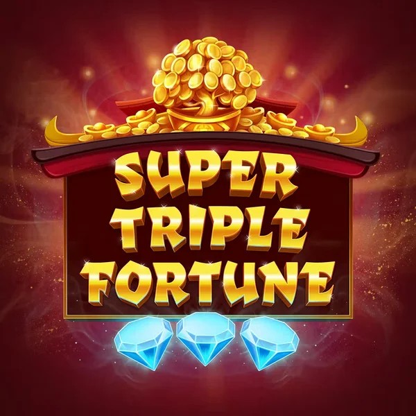 Super Triple Fortune slot logo by Greentube at Bruno Casino